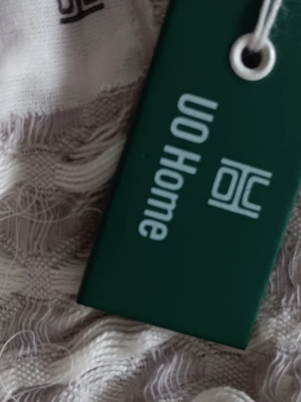 Urban Outfitters White Cotton Care-Label Shams. Standard Pillow Size